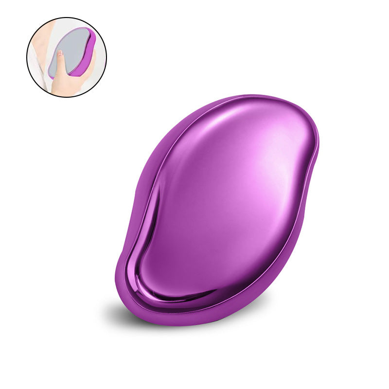 Beakey Crystal Smooth Hair Remover Painless Exfoliation for Legs Back Arms-Purple