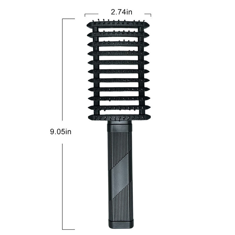 Beakey Curly Hair Brush Defining Vented Curl Defining Brush for Curly Hair Shaping 9105-Black