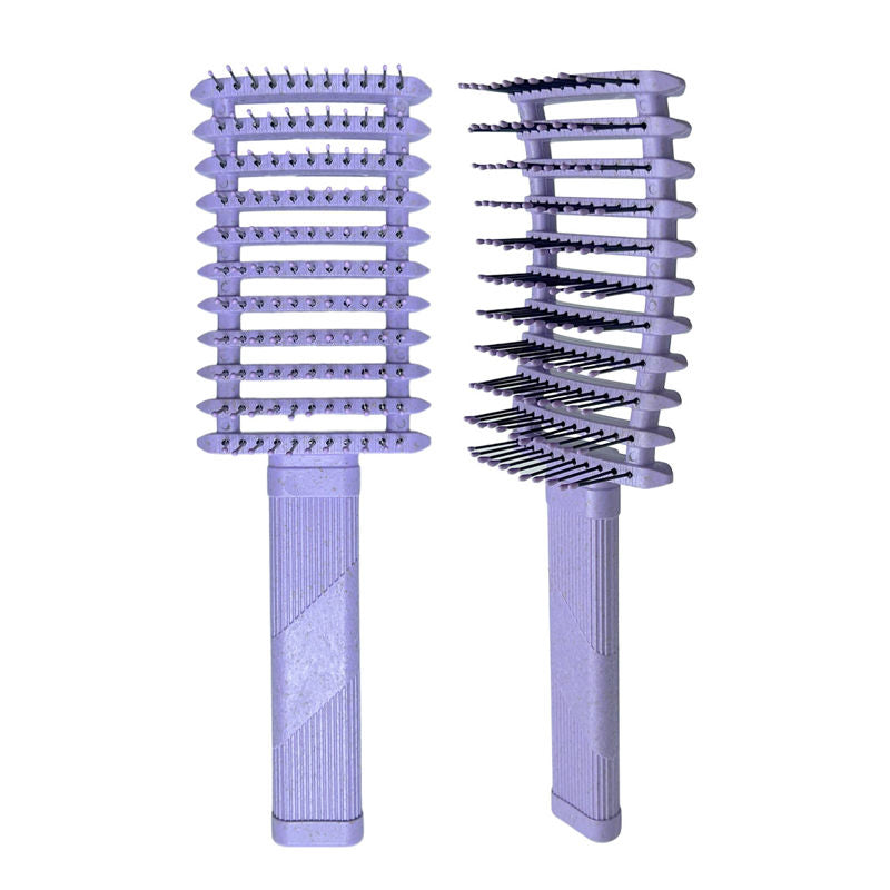 Beakey Curly Hair Brush Defining Vented Curl Defining Brush for Curly Hair Shaping 9105-Purple
