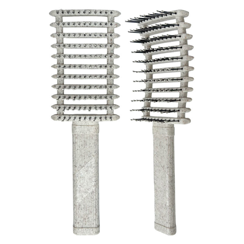 Beakey Curly Hair Brush Defining Vented Curl Defining Brush for Curly Hair Shaping 9105-Beige