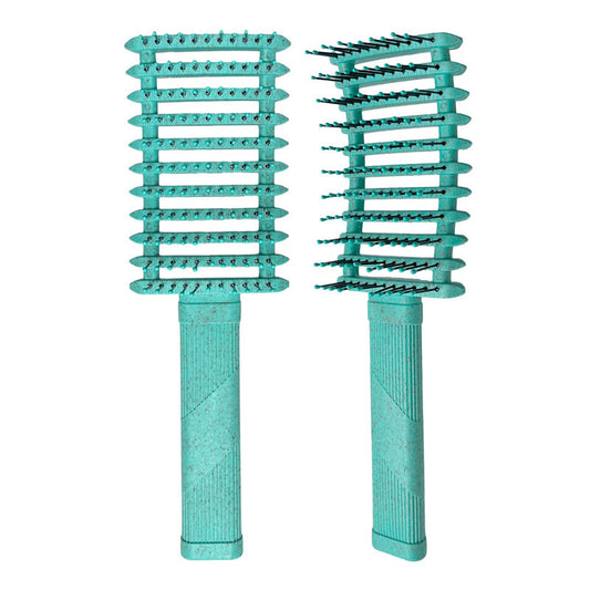 Beakey Curly Hair Brush Defining Vented Curl Defining Brush for Curly Hair Shaping 9105-Green