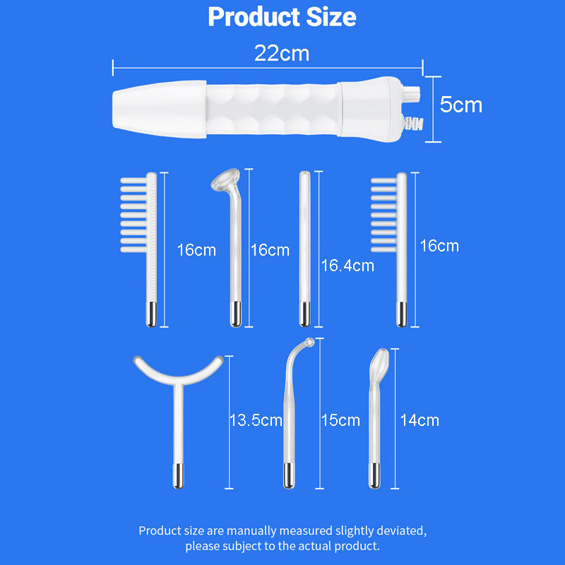 Beakey High Frequency Facial Machine Portable with 4 Different Tubes for Anti-Aging