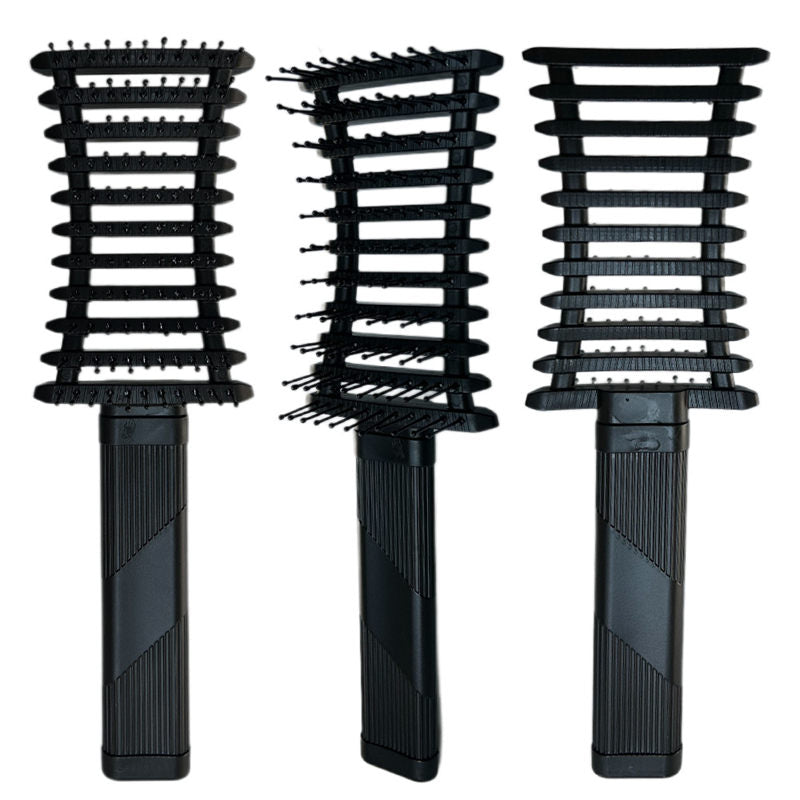 Beakey Curly Hair Brush Defining Vented Curl Defining Brush for Curly Hair Shaping 9106-Black