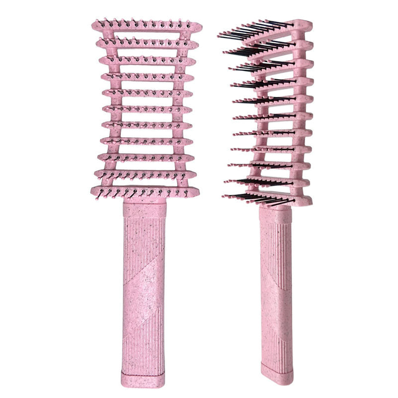 Beakey Curly Hair Brush Defining Vented Curl Defining Brush for Curly Hair Shaping 9106-Pink