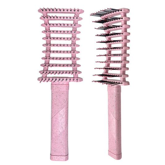 Beakey Curly Hair Brush Defining Vented Curl Defining Brush for Curly Hair Shaping 9106-Pink