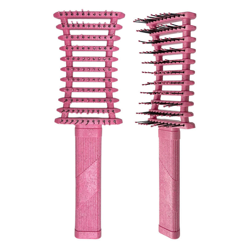 Beakey Curly Hair Brush Defining Vented Curl Defining Brush for Curly Hair Shaping 9106-RoseRed