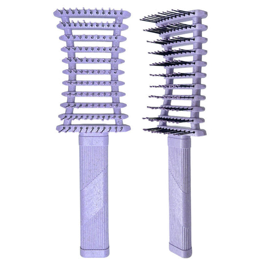 Beakey Curly Hair Brush Defining Vented Curl Defining Brush for Curly Hair Shaping 9106-Purple