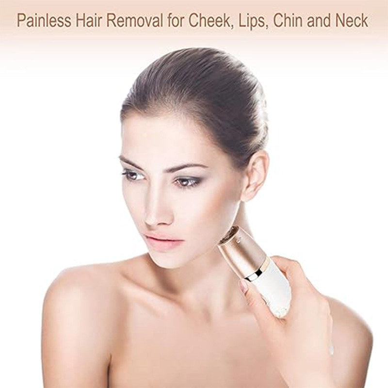 Beakey Electric Razor for Women 2-in-1 Painless Waterproof for Face Legs Underarm