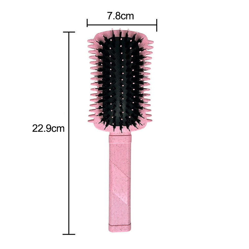 Beakey Curly Hair Brush Defining Volume Curl Defining Brush for Curly Hair Shaping 9205-Pink