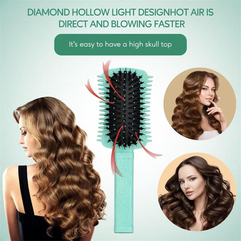 Beakey Curly Hair Brush Defining Volume Curl Defining Brush for Curly Hair Shaping 9205-Green