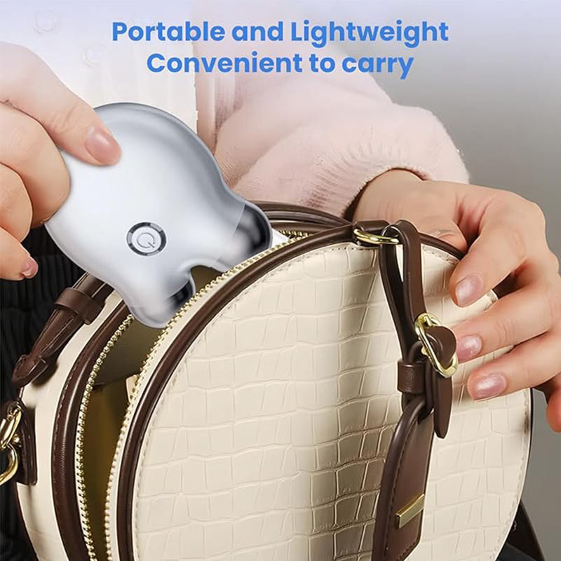 Beakey Mini Facial Massager with 3 Intensity Levels for Face Lifting Sculpting-White