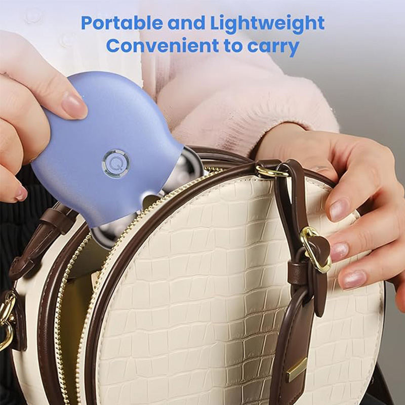 Beakey Mini Facial Massager with 3 Intensity Levels for Face Lifting Sculpting-Purple