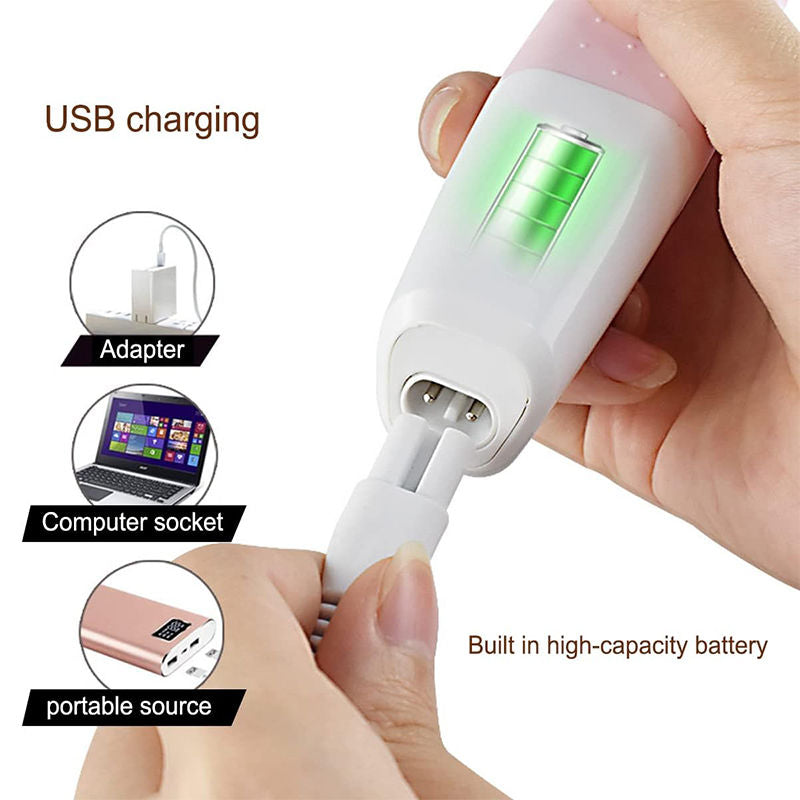 Beakey 5 in 1 Painless Electric Razors Wet Dry Use for Face Legs Pubic