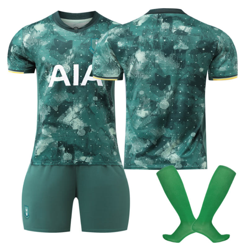 Beakey Spurs Second Away Soccer Jersey for Kids Adult 3 Pcs Training Outfits
