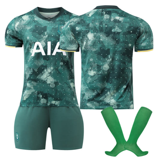 Beakey Spurs Second Away Soccer Jersey for Kids Adult 3 Pcs Training Outfits