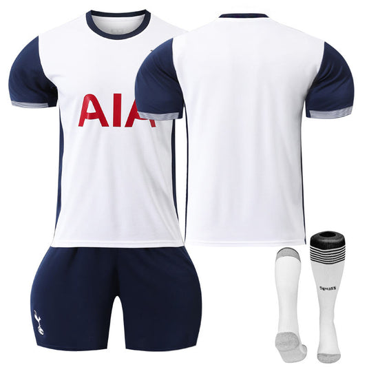 Beakey Spurs Home Soccer Jersey for Kids Adult 3 Pcs Training Outfits
