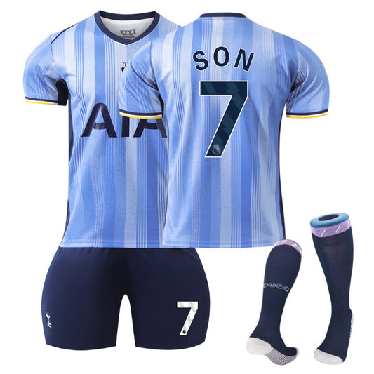 Beakey Spurs Away SON #7 Soccer Jersey for Kids Adult 3 Pcs Outfits