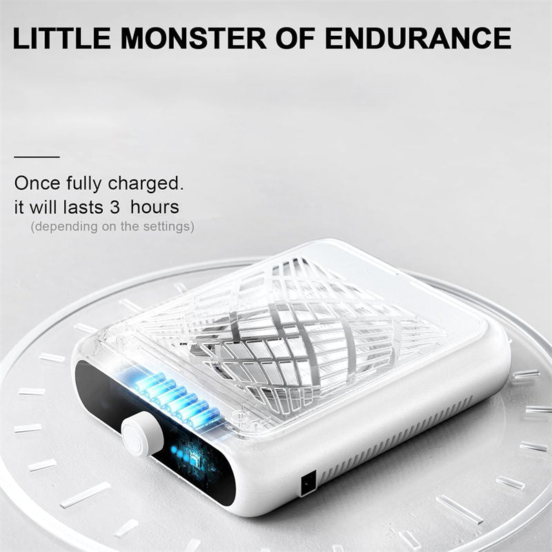 Beakey Rechargeable Nail Dust Collector Low Noise for Home Salon Use-White