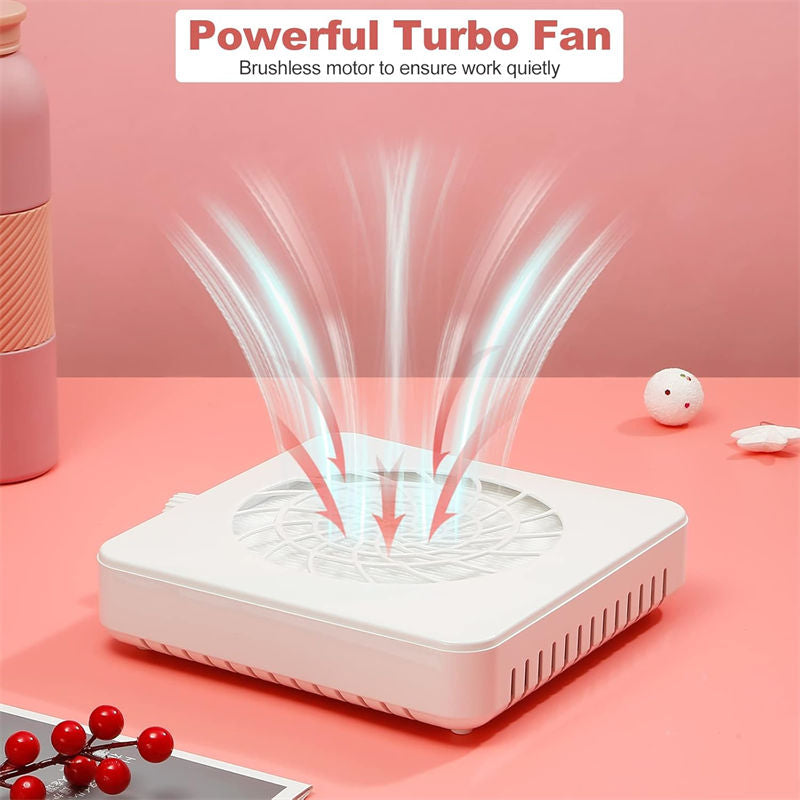 Beakey 48W Nail Dust Extractor with Powerful Fan Low Noise for Acrylic Nail