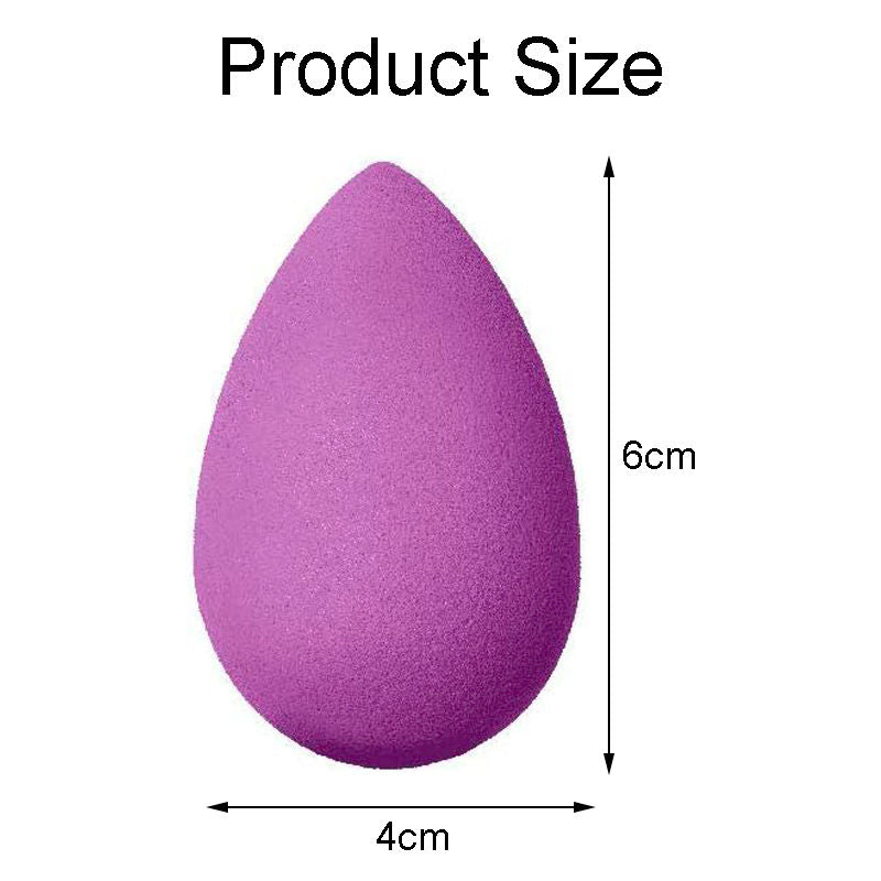 Beakey Makeup Sponge Super-Soft Foam Washable Easily Blends Foundations-Purple