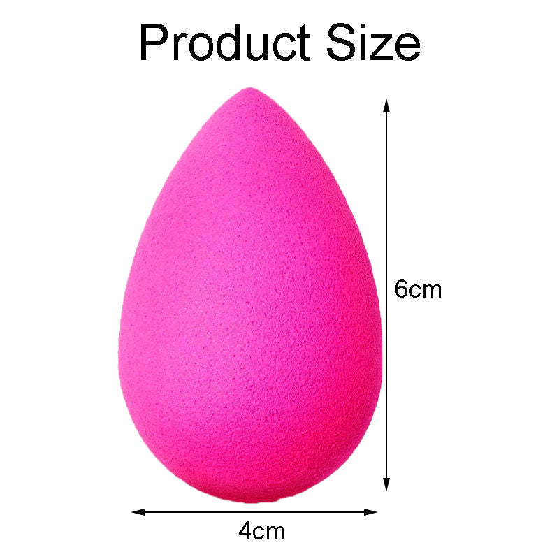 Beakey Makeup Sponge Super-Soft Foam Washable Easily Blends Foundations-Rose Red