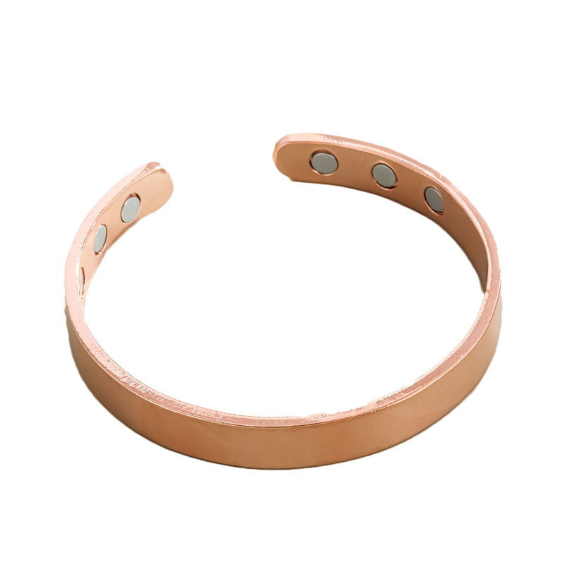 Beakey Magnetic Therapy Bracelet Adjustable Jewelry Gifts for Women Men-Rose Gold