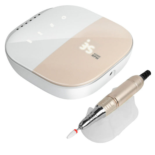 Beakey Electric Nail Drill Machine Set 35000RPM Rechargeable-Pink