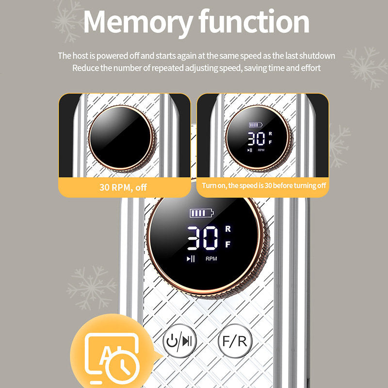 Beakey 35000 RPM Electric Nail Drill Kit with 6 Bits & Memory Acrylic-White