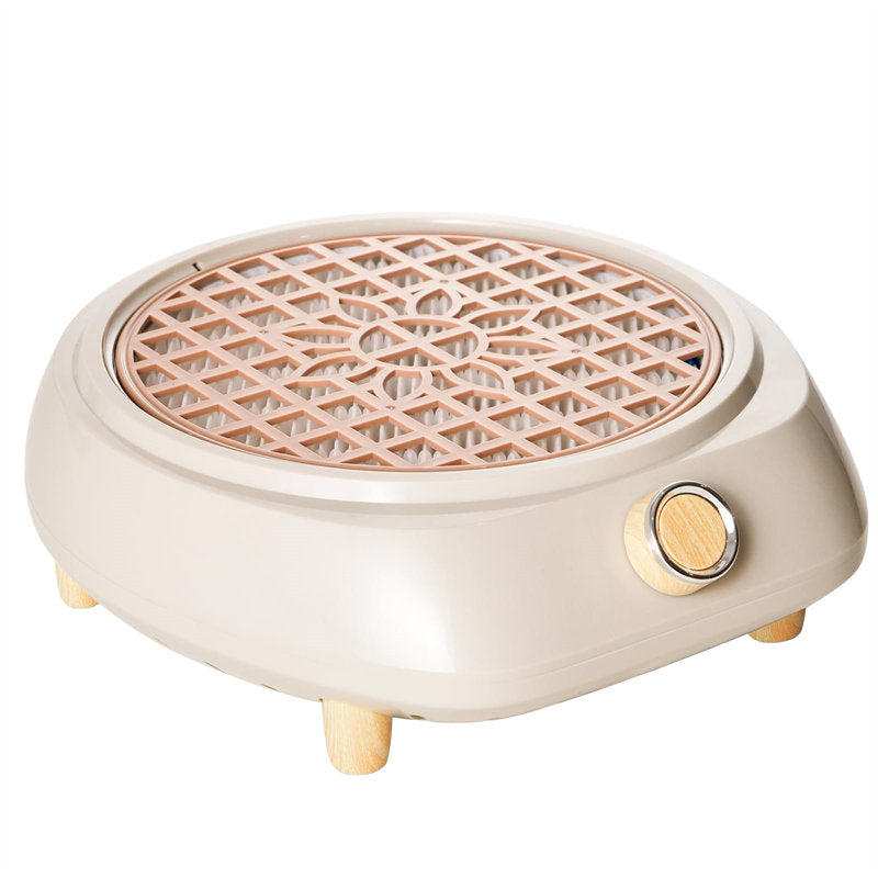 Beakey Round Nail Dust Collector Compact Nail Dust Fan for Home Salon Use