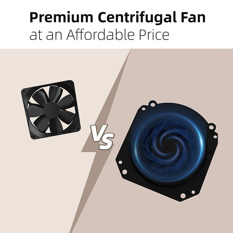 Beakey Round Nail Dust Collector Compact Nail Dust Fan for Home Salon Use