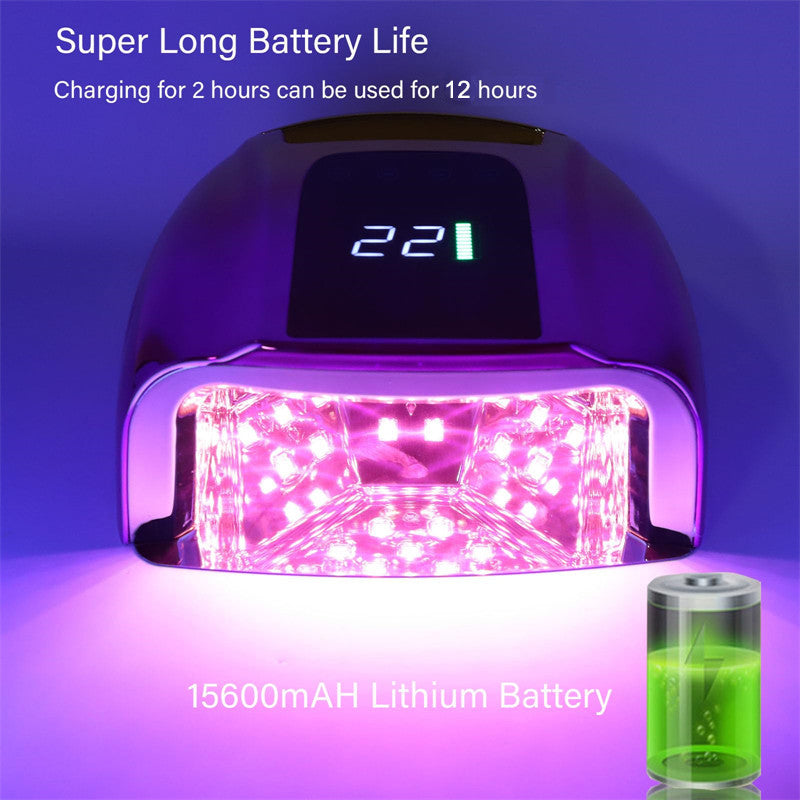 Beakey UV LED Nail Lamp Auto Sensor Gel Nail Dryer for Home Salon DIY Manicure-Gold