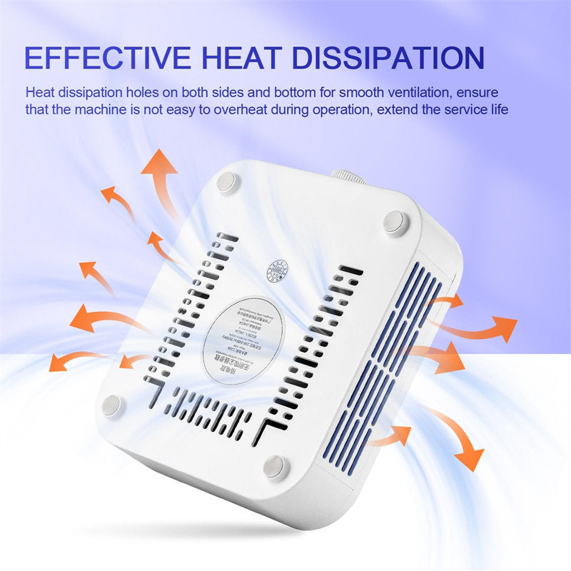 Beakey 120W Low Noise Nail Dust Collector Brushless with Strong Suction for Salon/Home