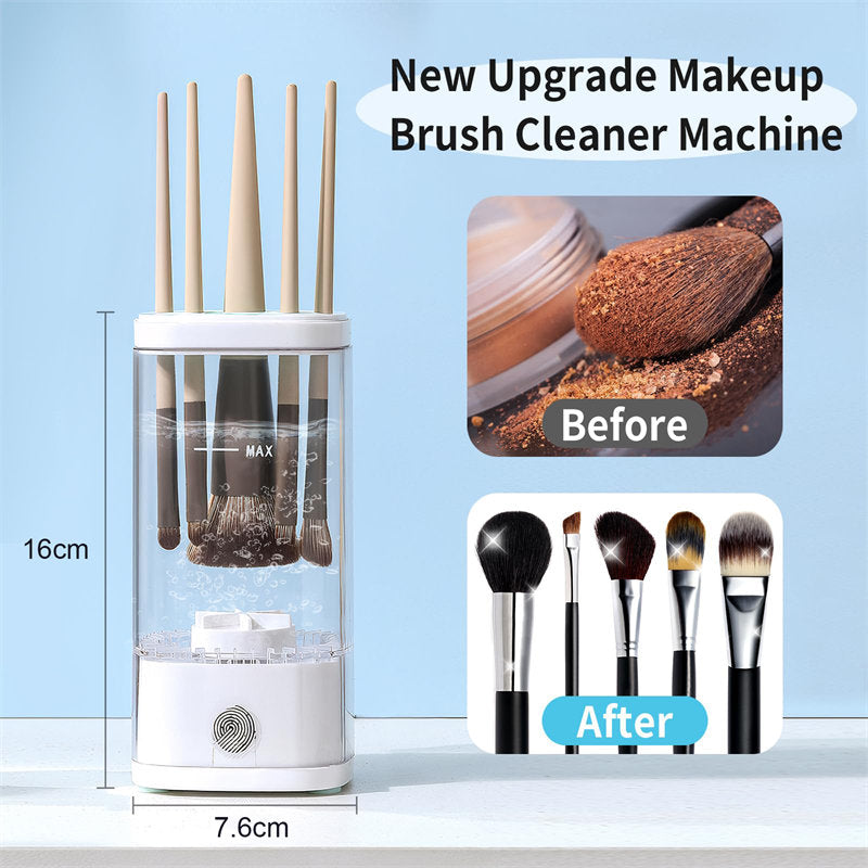 Beakey 2in1 Electric Makeup Brush Cleaner Quick Efficient Cleaner Machine for All Types of Brushes