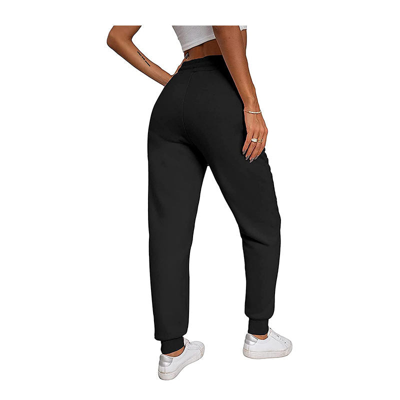 Beakey Womens Warm Sweatpants Sherpa Lined Winter Athletic Jogger Pants-Light Grey