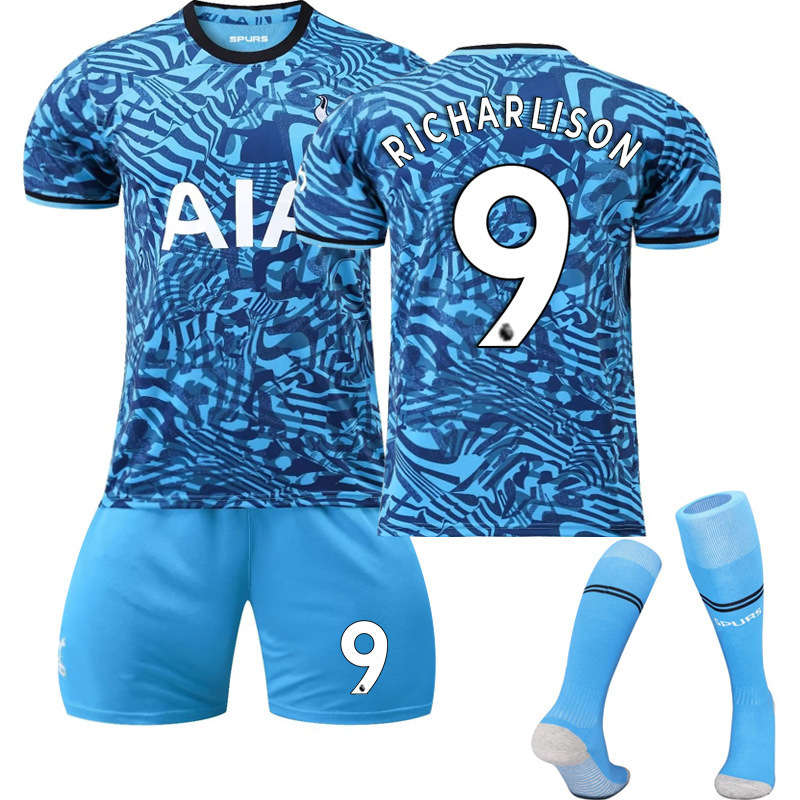 Beakey Hotspur F.C. Second Away Jersey 2022-23 RICHARLISON #9 Soccer Jersey Kids Adult Jersey Kits