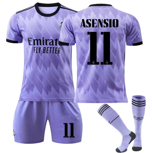 Beakey ASENSIO #11 Real Madrid Club Away Jersey 2022/23 Soccer Jersey Kit For Adult Kids