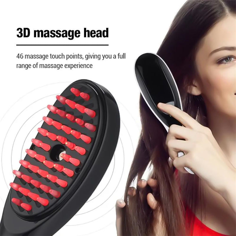 Beakey Red Light Hair Brush Ultrasonic Vibration Atomization for Hair Growth