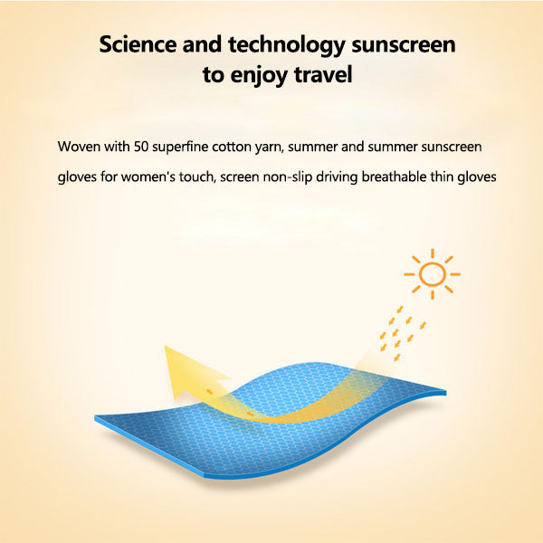 Beakey 4 Pairs Women Gloves Summer Sunscreen Fingerless Gloves UV Protection Half Finger Gloves-D