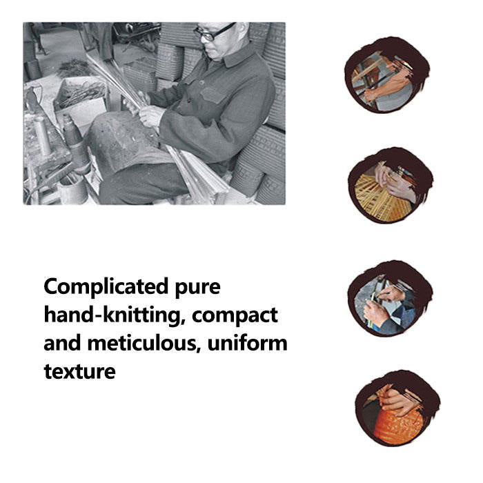 Beakey Retro Womens Bamboo Handbag Handmade Large Tote Bag Wicker Basket Bag For Picnic