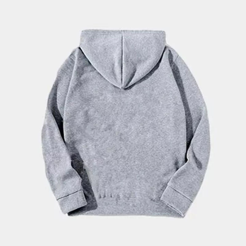 Beakey Casual Hoodie Strawberry Cow Print with Pockets for Women Men-Grey