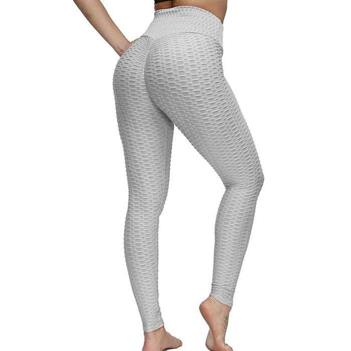 Beakey Women's High Waist Yoga Pants Leggings - Grey