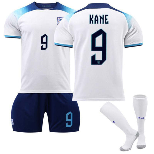 Beakey England Hone Jersey 2022-23 KANE #9 Soccer Jersey Kids Adult 3-Pieces Jersey Kits