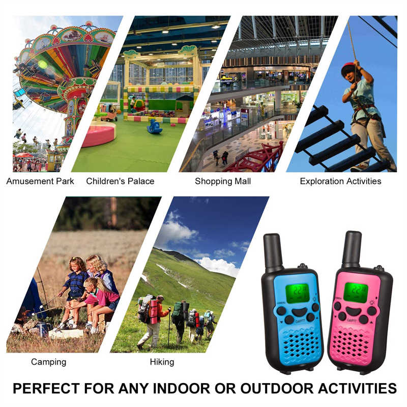 Beakey 3 Pcs Walkie Talkies for Kids 5 km VOX Hands-Free for Hiking