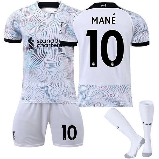 Beakey MANE #10 Liverpool Home Jersey 2022/23 Soccer Jersey Kit Football T-shirt Set For Adult Kids