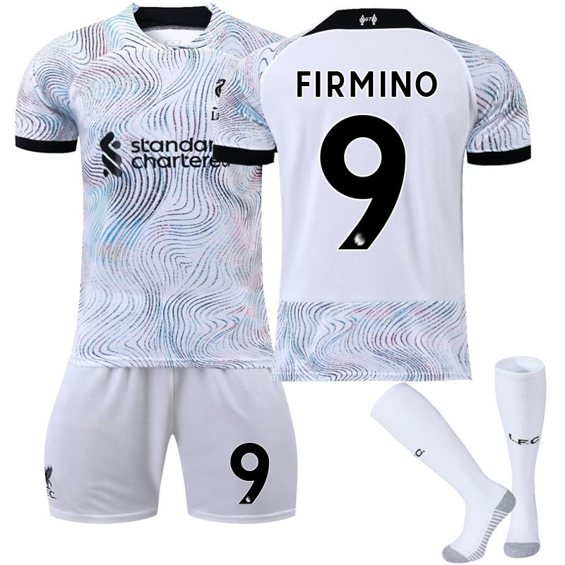 Beakey FIRMINO #9 Liverpool Home Jersey 2022/23 Soccer Jersey Kit Football T-shirt Set For Adult Kids
