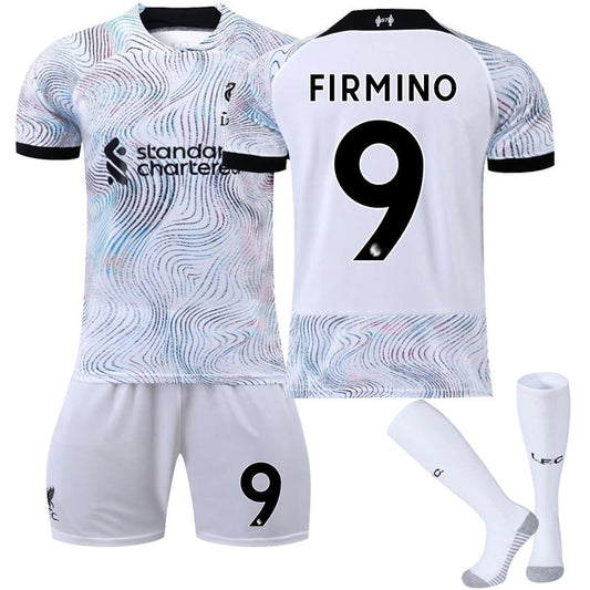 Beakey FIRMINO #9 Liverpool Home Jersey 2022/23 Soccer Jersey Kit Football T-shirt Set For Adult Kids