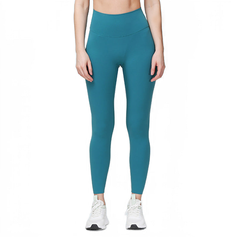 Beakey Womens Yoga Pants Breathable Naked Feeling Fitness Leggings-Dark Blue