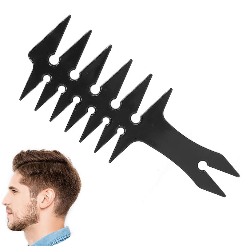 Beakey Wide Tooth Comb Double Sided for Men Hair Styling Texture Comb-Black