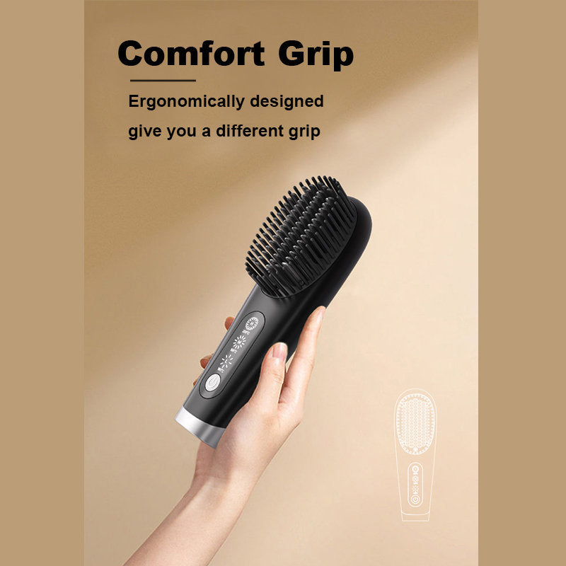 Beakey Portable Hair Straightener with 3 Temps Settings Rechargeable-Black