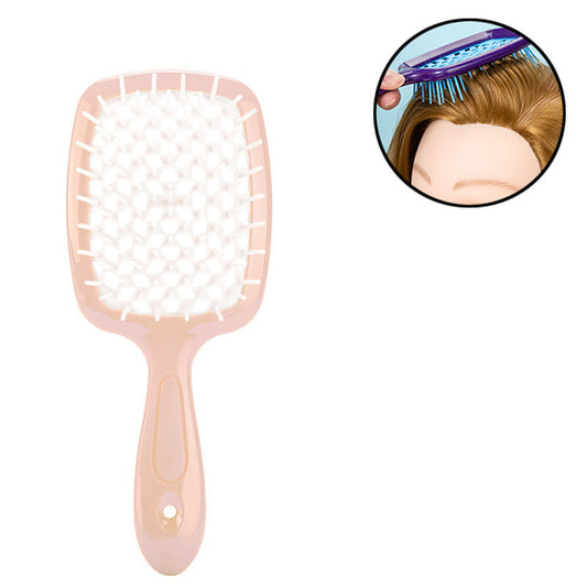 Beakey Massage Hair Brush Wet & Dry Vented Detangling for All Hair Types-WhiteSkin
